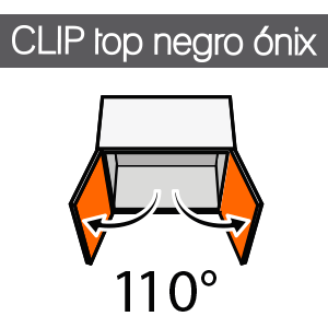 Bisagras CLIP top Ónix 110°