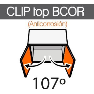 Bisagras CLIP top 107° BCOR